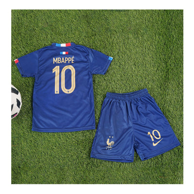 Basix Boy's No 10 France Football Kit, FK-104