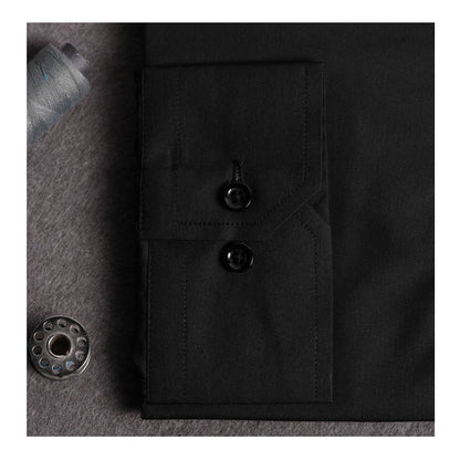 Basix Men's Basic Shirt Black Ds-02
