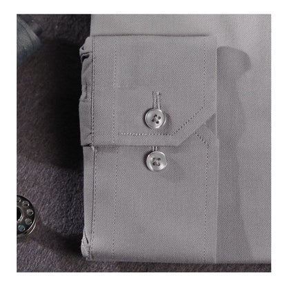 Basix Men's Signature Shirt Double Grey Ds-023