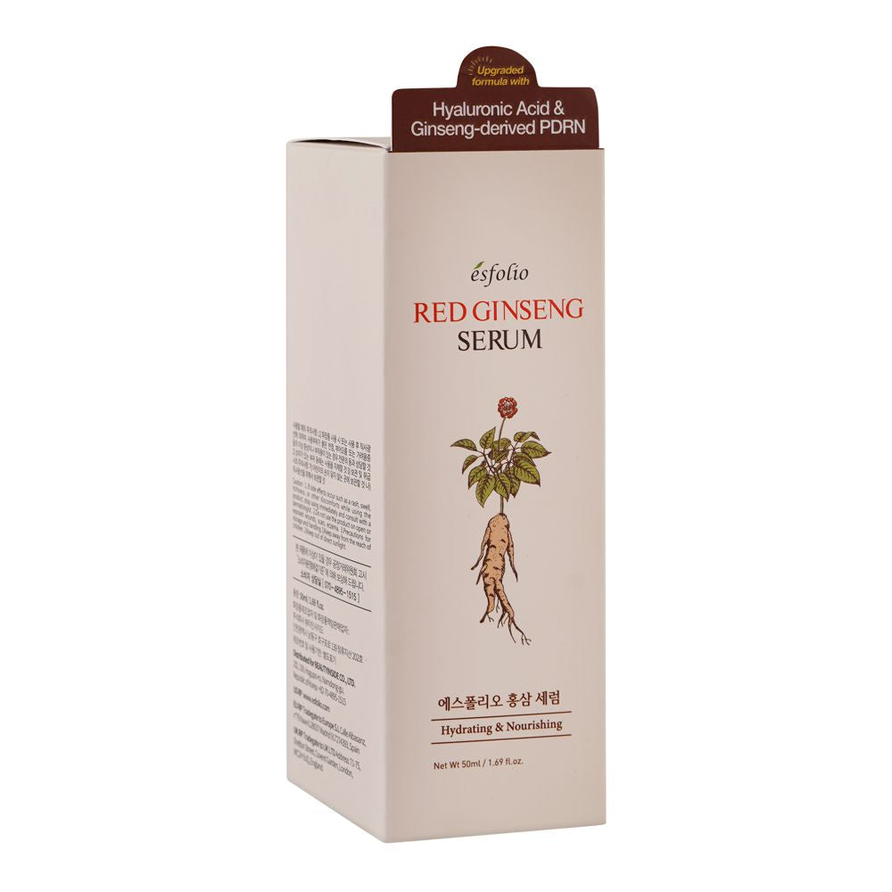 Esfolio Red Ginseng Hydrating & Nourishing Serum, Glycerin, For Hydrated Skin, 50ml
