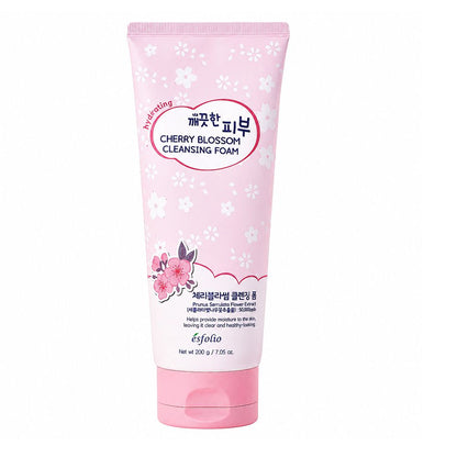 Esfolio Hydrating Cherry Blossom Cleansing Foam, Hyalurinic Acid, Glycerin, For Moisturized Skin, 200g