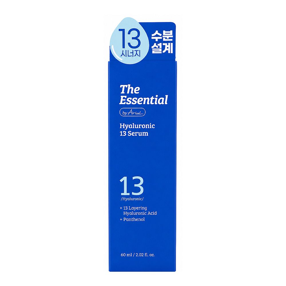 Ariul The Essential Hyaluronic 13 Serum, Panthenol, Glycerin, For Dry Skin, 60ml