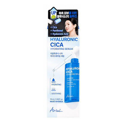Ariul Hyaluronic Cica Hydrationg Serum, Hyaluronic Acid, Glycerin, For Dry Skin, 70ml