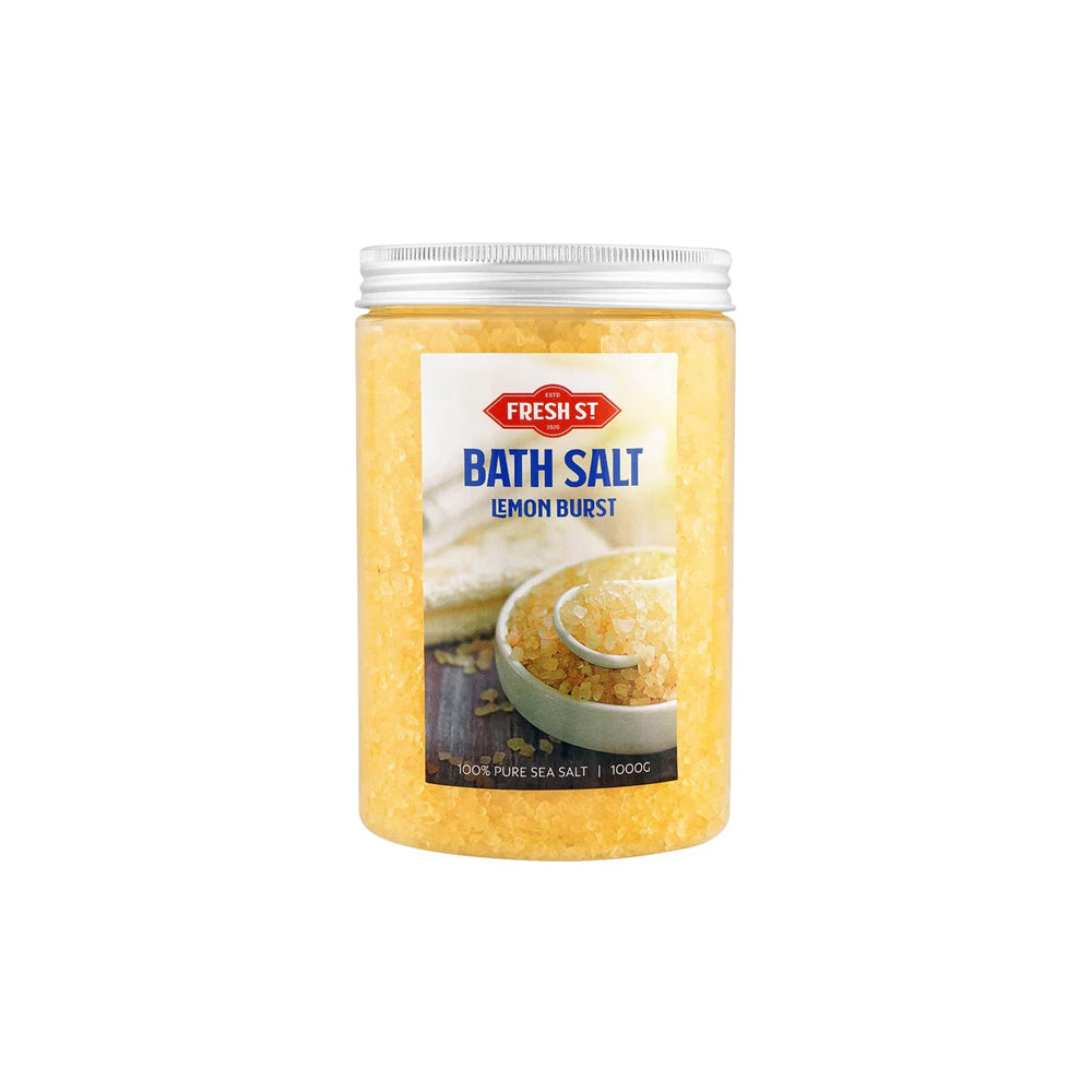 Fresh Street Lemon Burst Bath Salt, 1000g