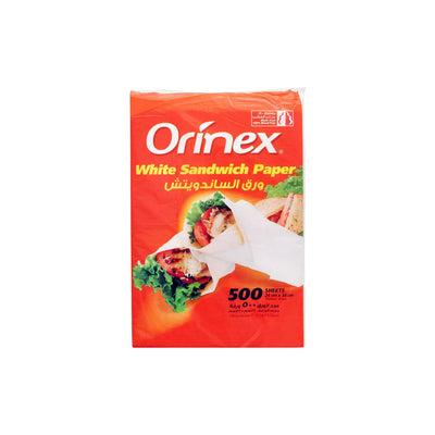 Orinex White Sandwich Paper Sheets, 500-Pack