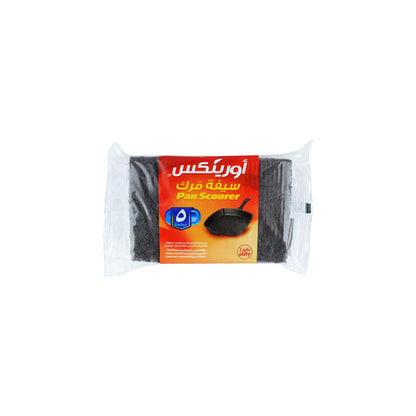 Orinex Pan Scourer, Light Duty, 5-Pack