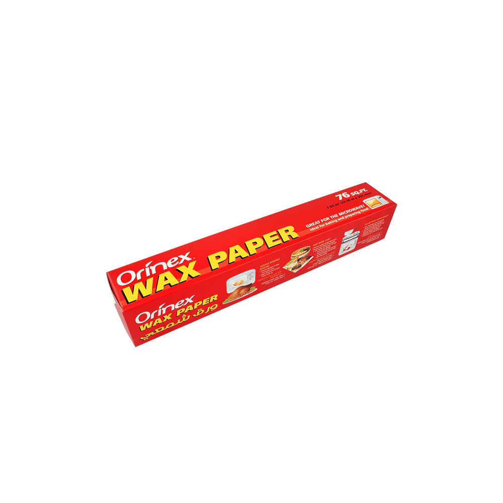 Orinex Wax Paper, 76 SQFT, 23.3m x 302mm