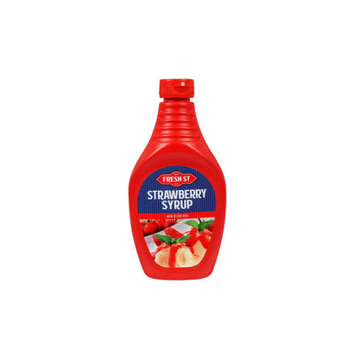 Fresh Street Strawberry Syrup, 22oz, 624g, Pet Bottle