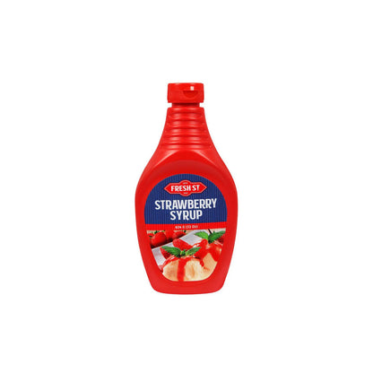 Fresh Street Strawberry Syrup, 22oz, 624g, Pet Bottle