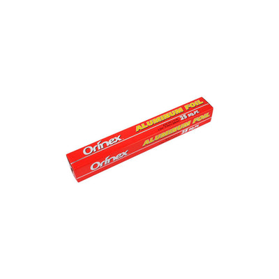 Orinex Aluminum Foil, 25 SQFT, 12 Inches x 8.3 Yards