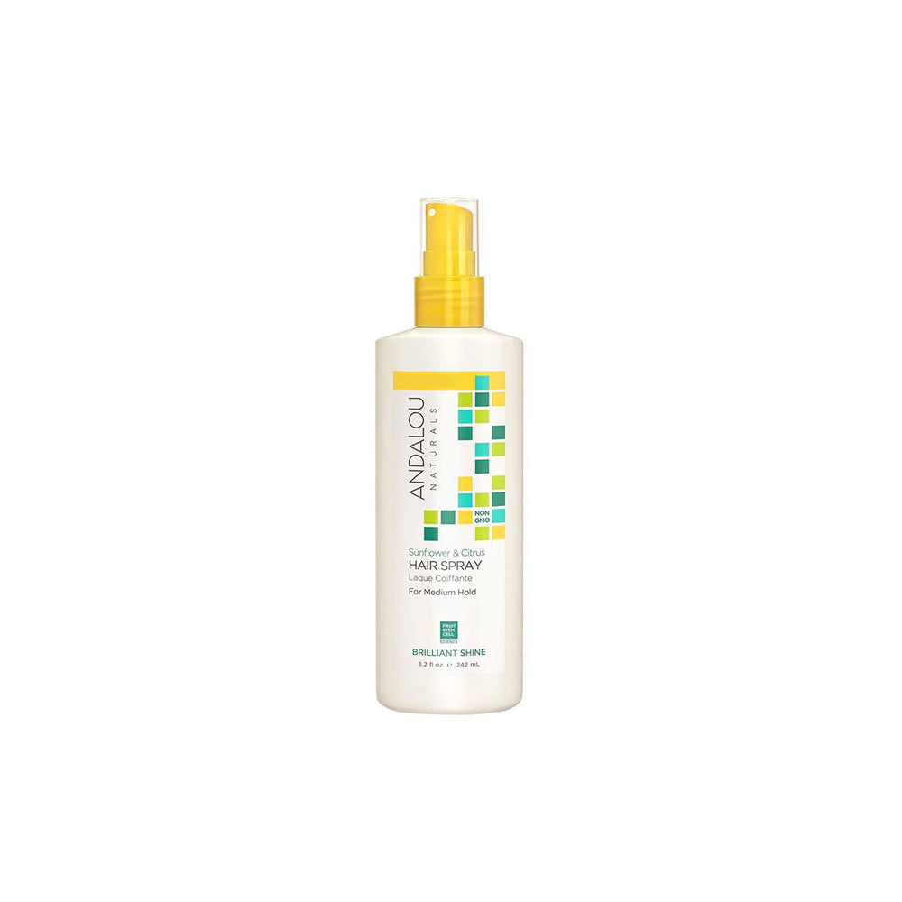 Andalou Sunflower & Citrus Medium Hold Hair Spray, 242ml