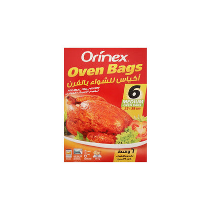 Orinex Oven Bags, Medium, 6-Pack