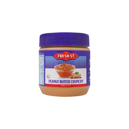 Fresh Street Peanut Butter, Crunchy, 340g