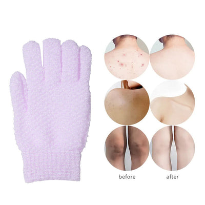 Lameila Bath Gloves  Purple  #SY8047