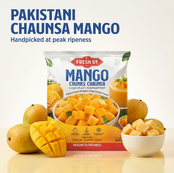Fresh Street Mango Chunks, Chaunsa, 450g