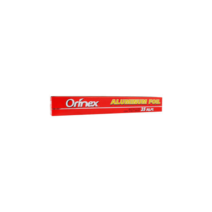 Orinex Aluminum Foil, 25 SQFT, 12 Inches x 8.3 Yards