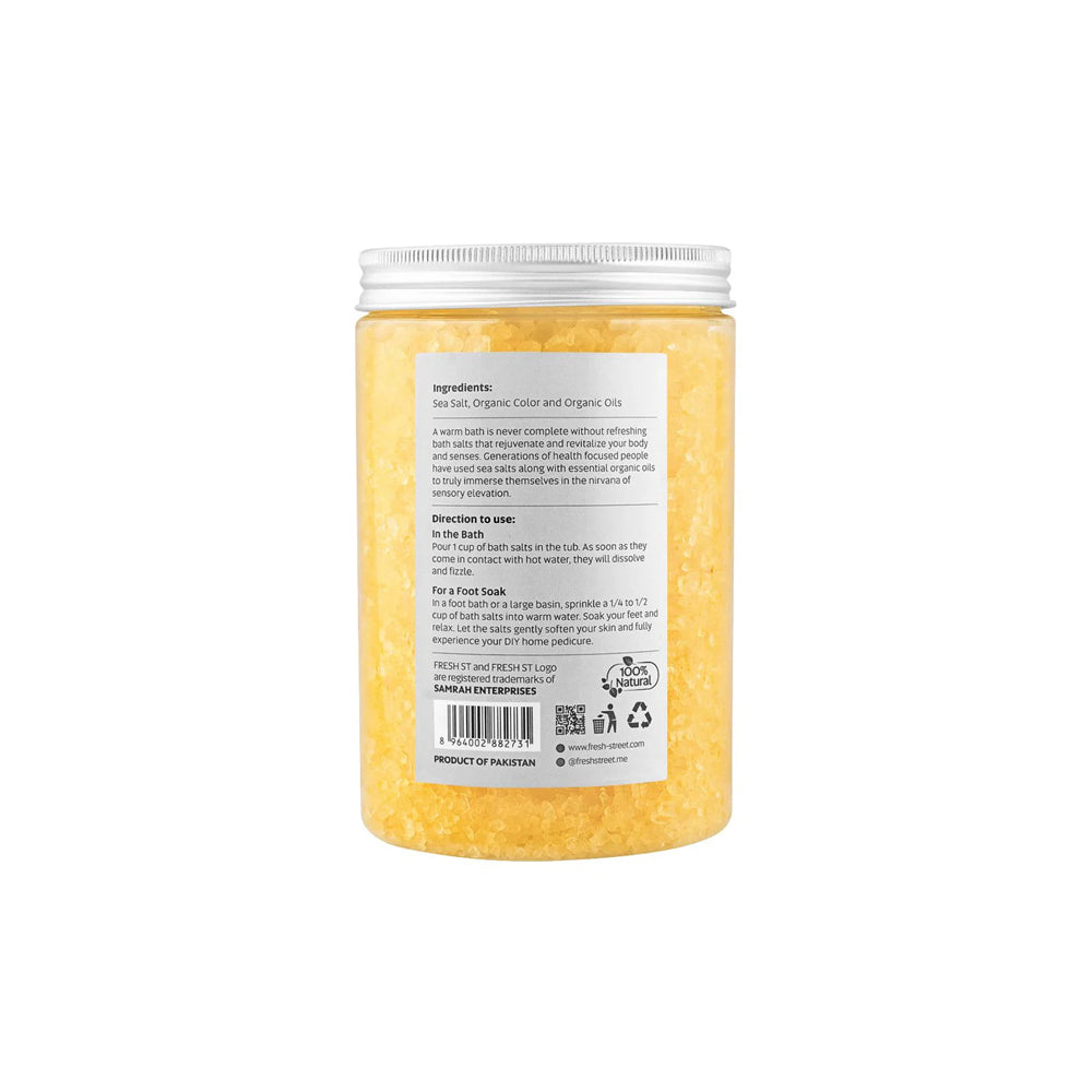 Fresh Street Lemon Burst Bath Salt, 1000g
