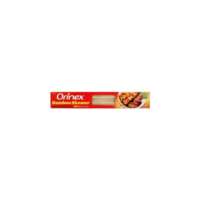 Orinex Bamboo Skewer, 30cm x 3.5mm, 60-Pack