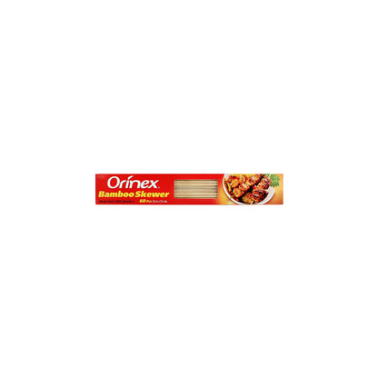 Orinex Bamboo Skewer, 30cm x 3.5mm, 60-Pack