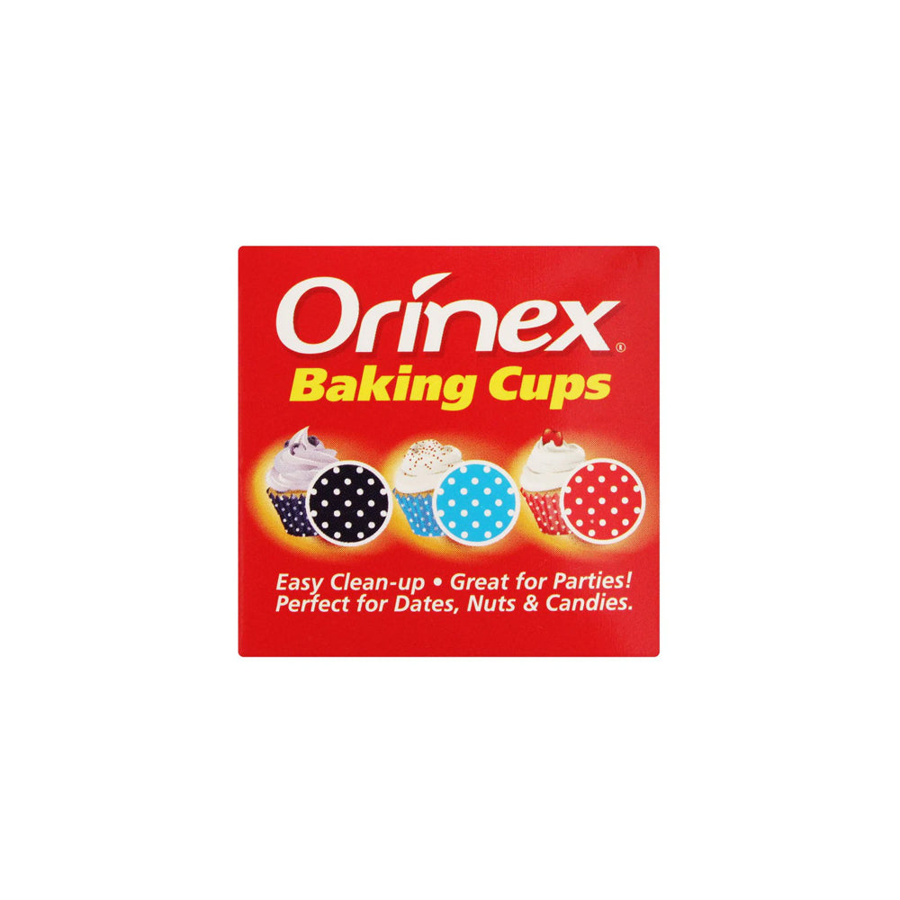 Orinex Baking Cups, Dots, 100-Pack