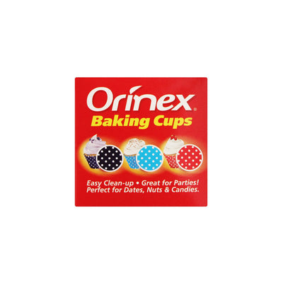 Orinex Baking Cups, Dots, 100-Pack