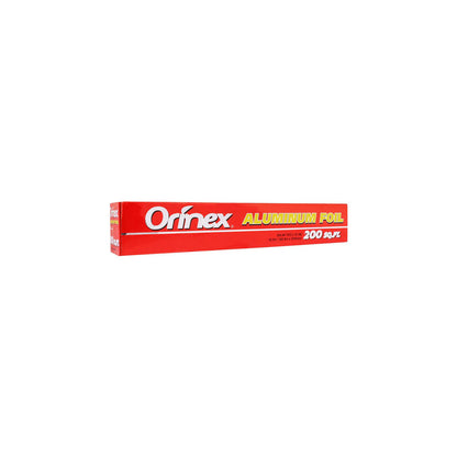 Orinex Aluminum Foil, 200 SQFT, 12 Inches x 66.6 Yards