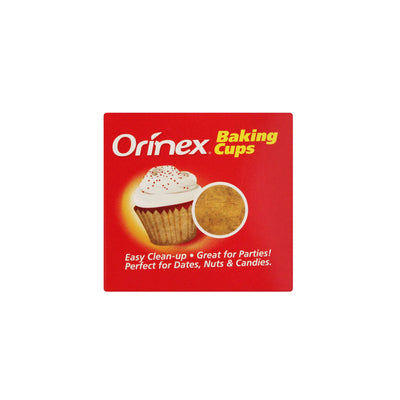 Orinex Baking Cups, Browny, 100-Pack