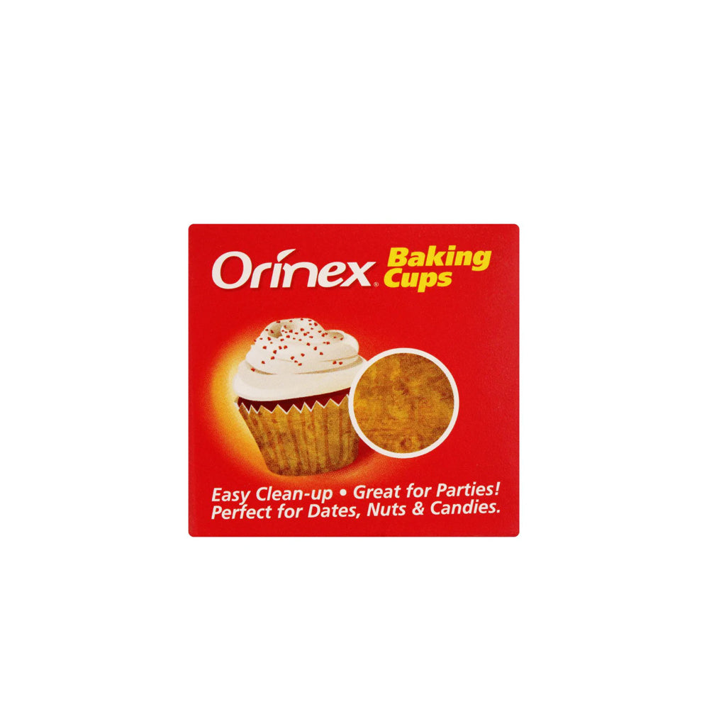 Orinex Baking Cups, Bronzy, 100-Pack