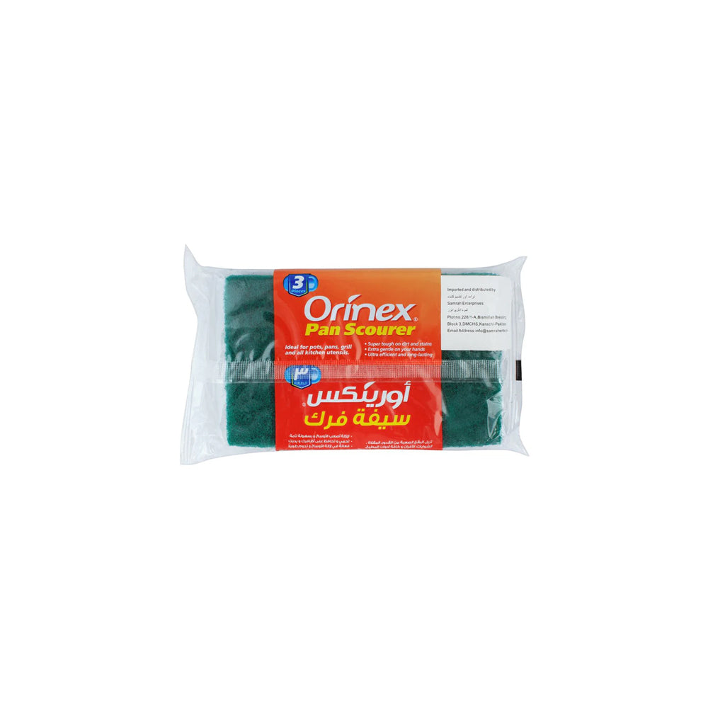 Orinex Pan Scourer, 3-Pack