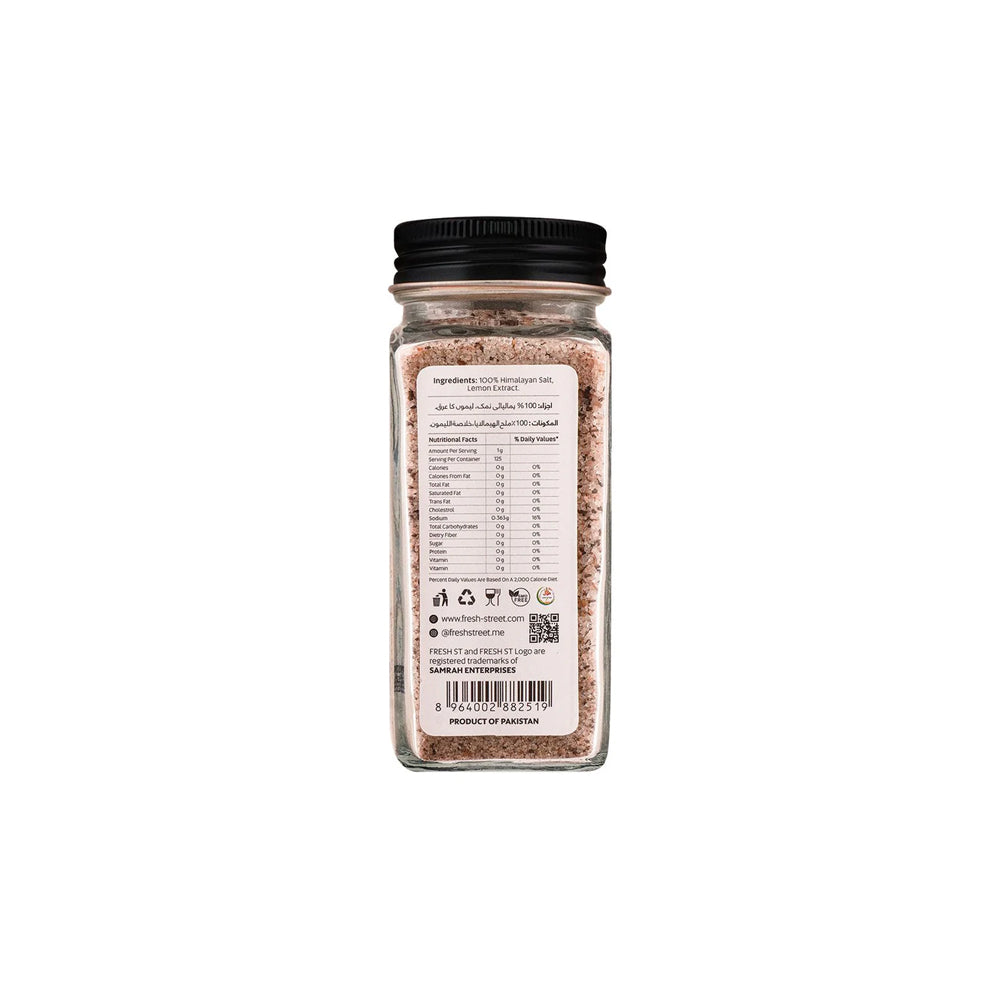 Fresh Street Himalayan Pink Salt, Lemon, 125g