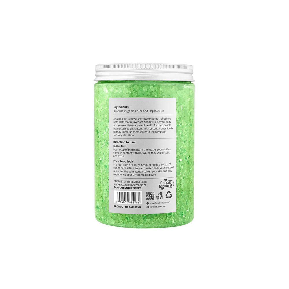 Fresh Street Apple Green Mint Bath Salt, 1000g