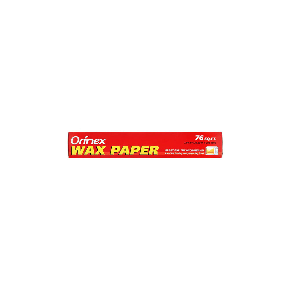 Orinex Wax Paper, 76 SQFT, 23.3m x 302mm