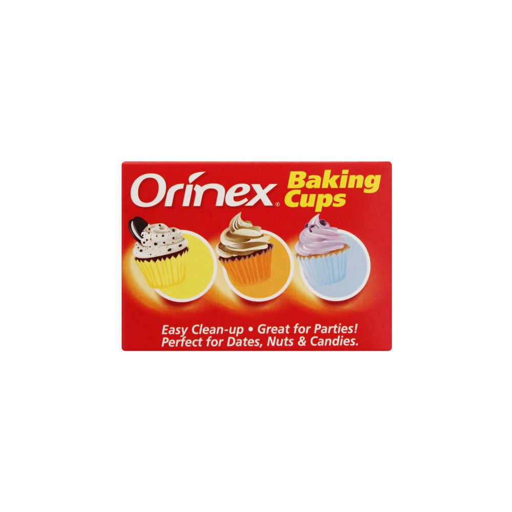 Orinex Baking Cups, Color, 54-Pack