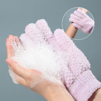 Lameila Bath Gloves  Purple  #SY8047