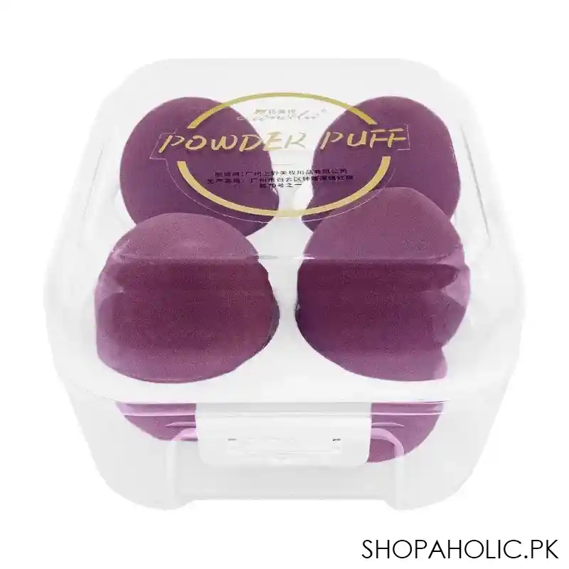 Lameila Powder Puff  Purple  A80210-5  4-Pack