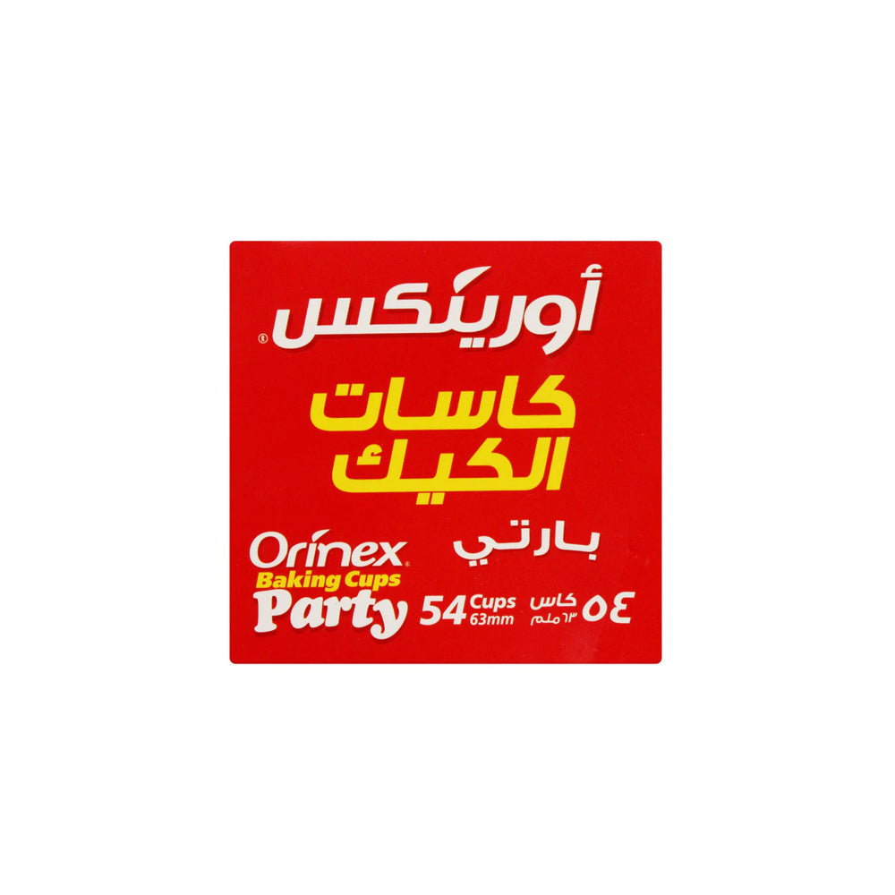 Orinex Baking Cups, Party, 54-Pack