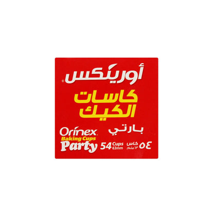 Orinex Baking Cups, Party, 54-Pack