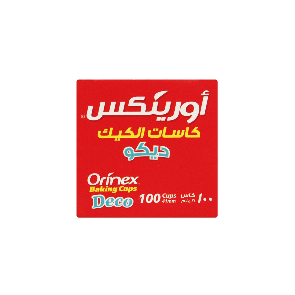 Orinex Baking Cups, Deco, 100-Pack