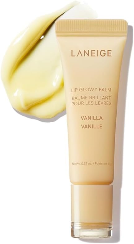 Laneige Vanilla Lip Glowy Balm, Shea Butter & Murumuru Butter, 10g