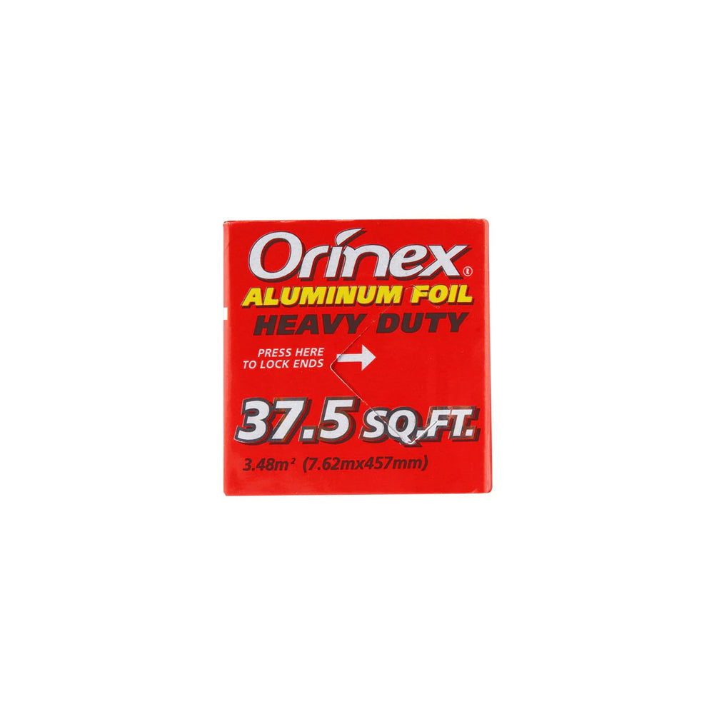 Orinex Aluminum Foil, Heavy Duty, 37.5 SQFT, 18 Inches x 8.33 Yards