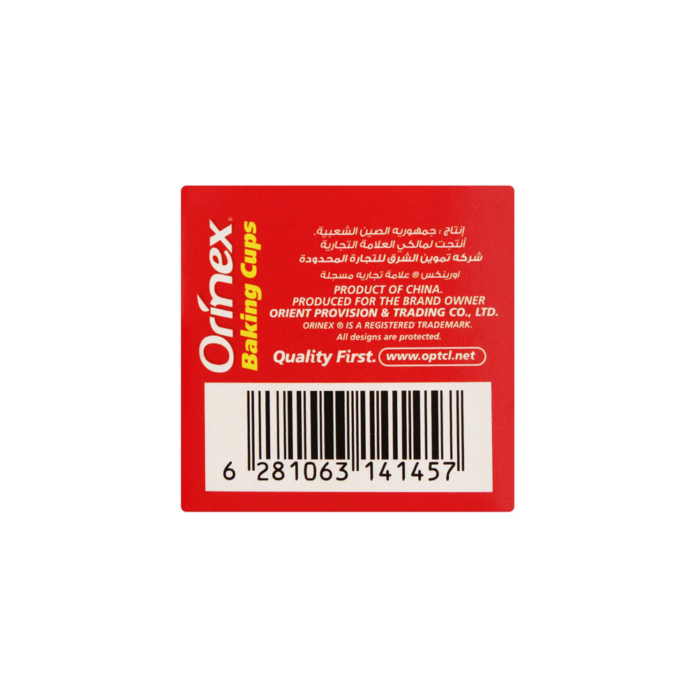 Orinex Baking Cups, Deco, 100-Pack