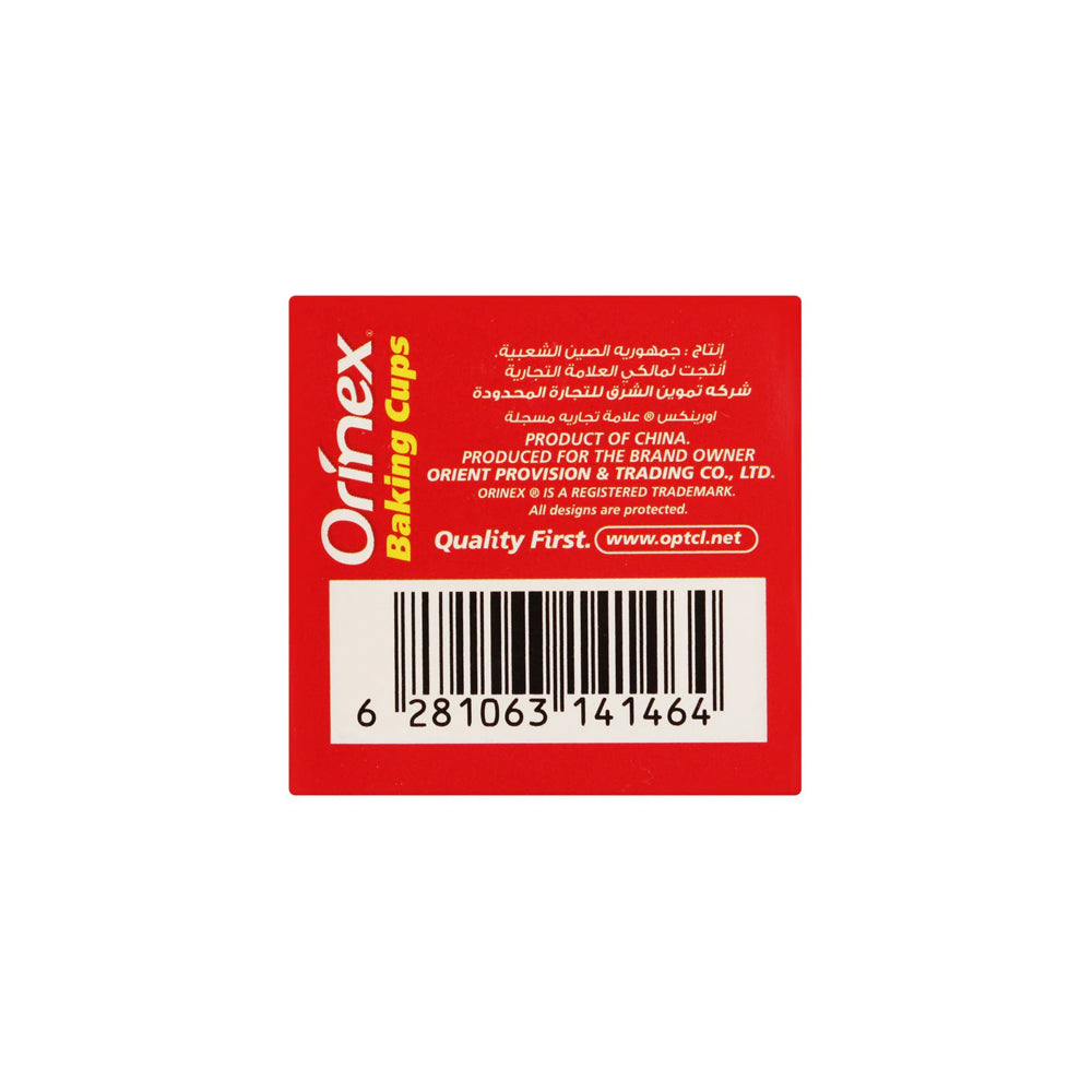 Orinex Baking Cups, Dots, 100-Pack
