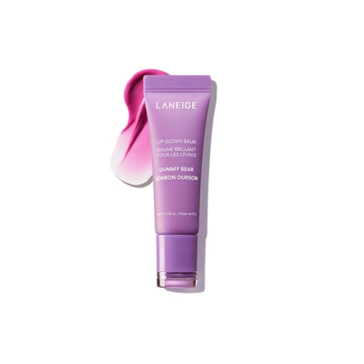 Laneige Gummy Bear Lip Glowy Balm, Shea Butter, Murumuru Butter, For All Types Of Skin, 10g