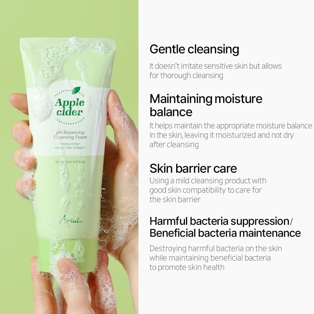 Ariul Apple Cider PH Balancing Cleansing Foam, 150ml