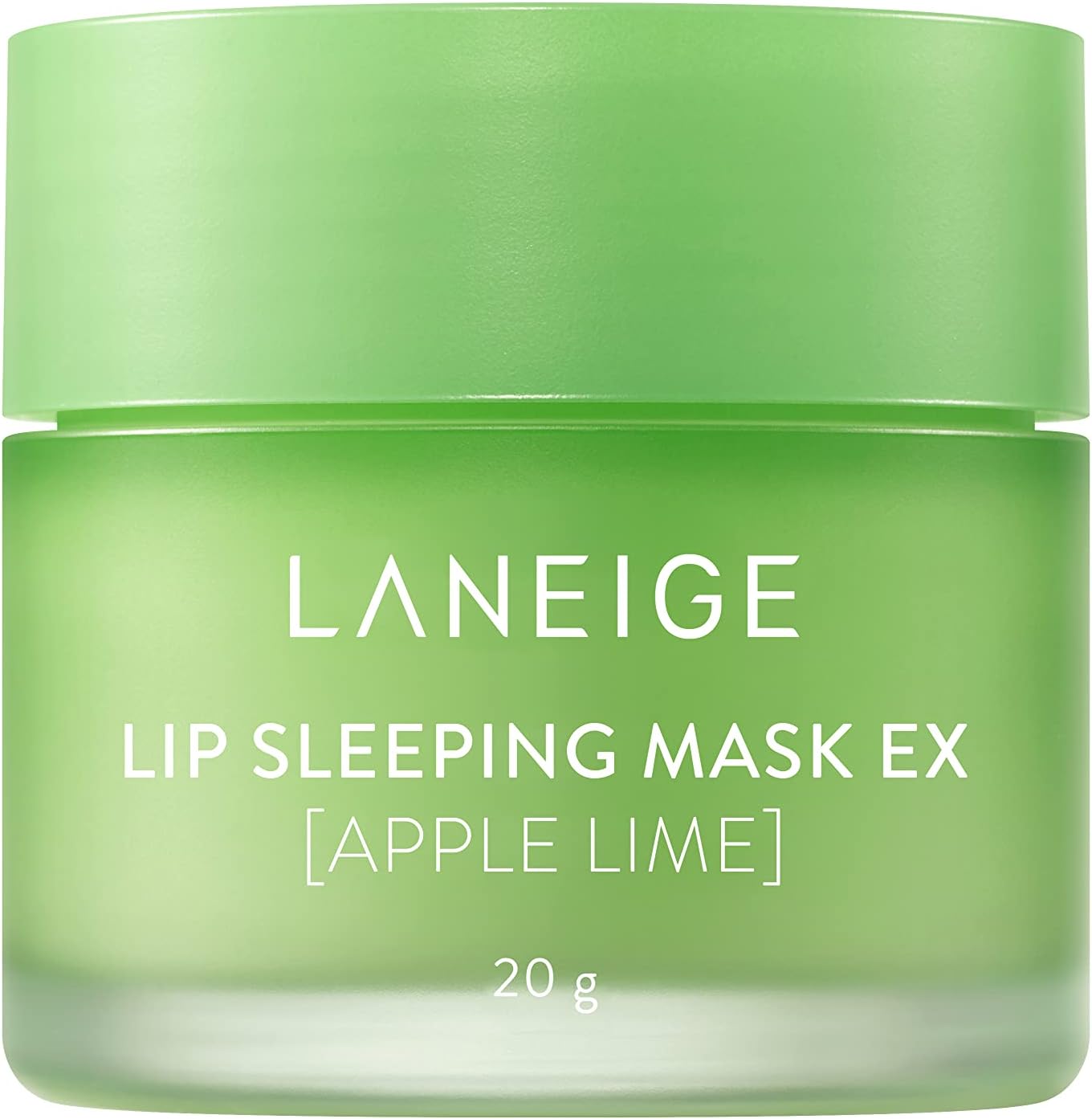 Laneige Apple Lime Lip Sleeping Mask, Coconut Oil, Shea Butter, For All Types Of Skin, 20g