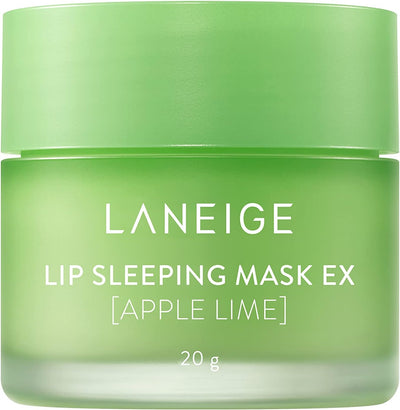 Laneige Apple Lime Lip Sleeping Mask, Coconut Oil, Shea Butter, For All Types Of Skin, 20g