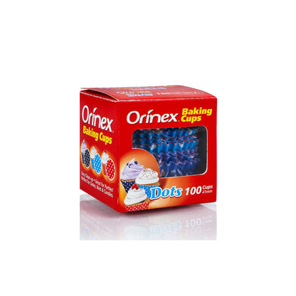 Orinex Baking Cups, Dots, 100-Pack