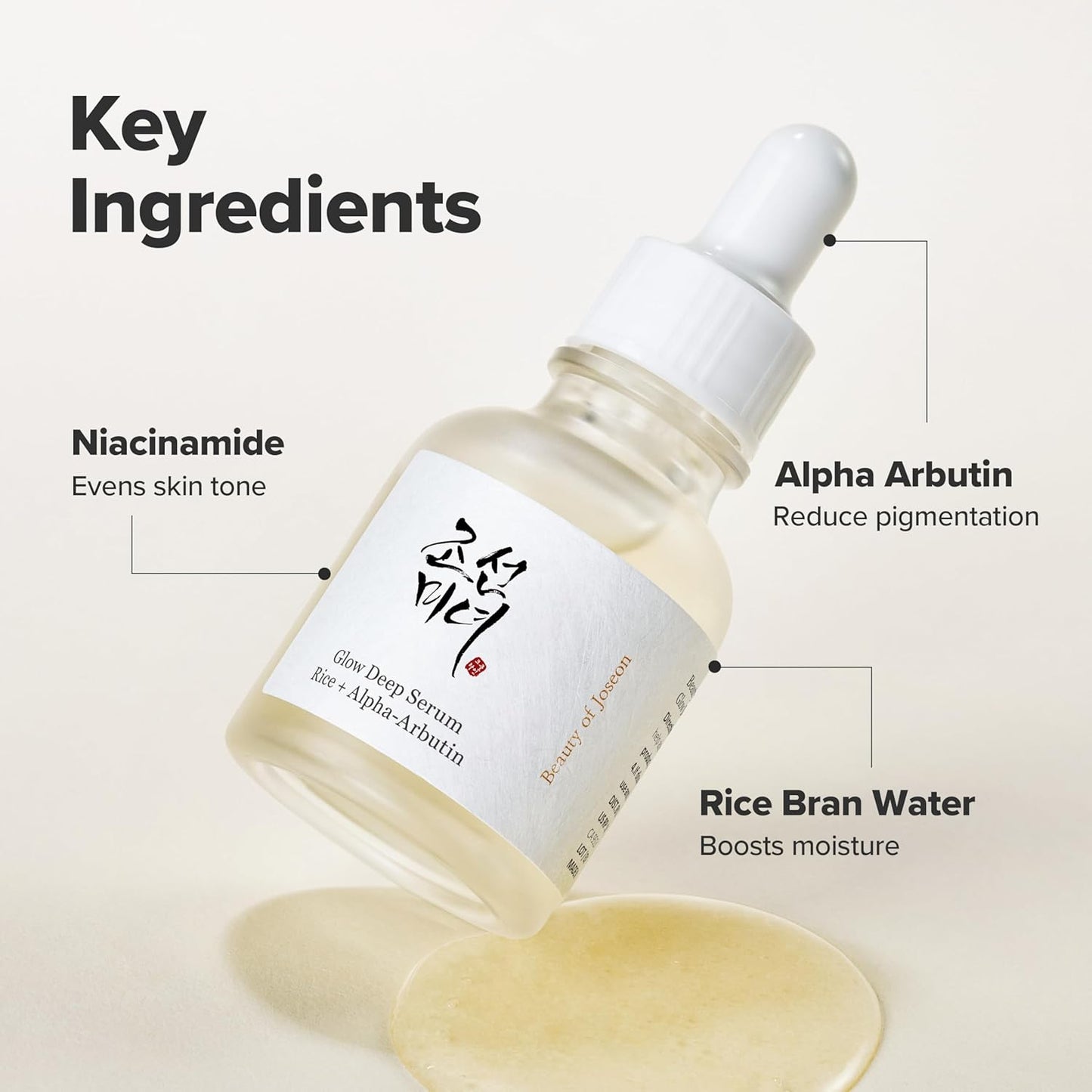 Beauty of Joseon Glow Deep Serum : Rice + Alpha Arbutin 30ml