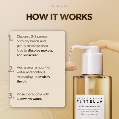 SKIN1004 Madagascar Centella Light Cleansing Oil 200ml