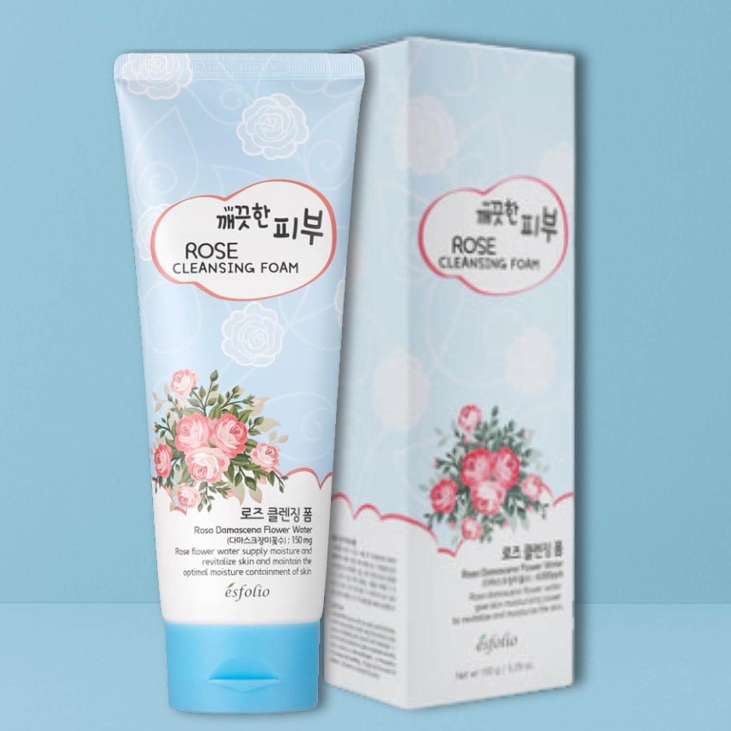 Esfolio Rose Cleansing Foam  150g